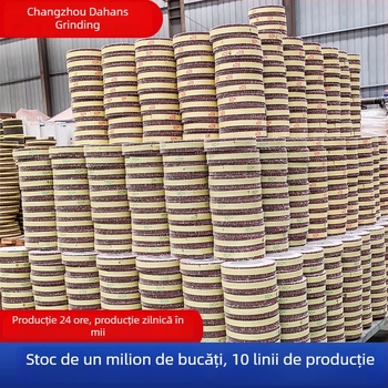 Roată lamelară pentru lustruirea oțelului inoxidabil, oxid de aluminiu pentru îndepărtarea oxidului