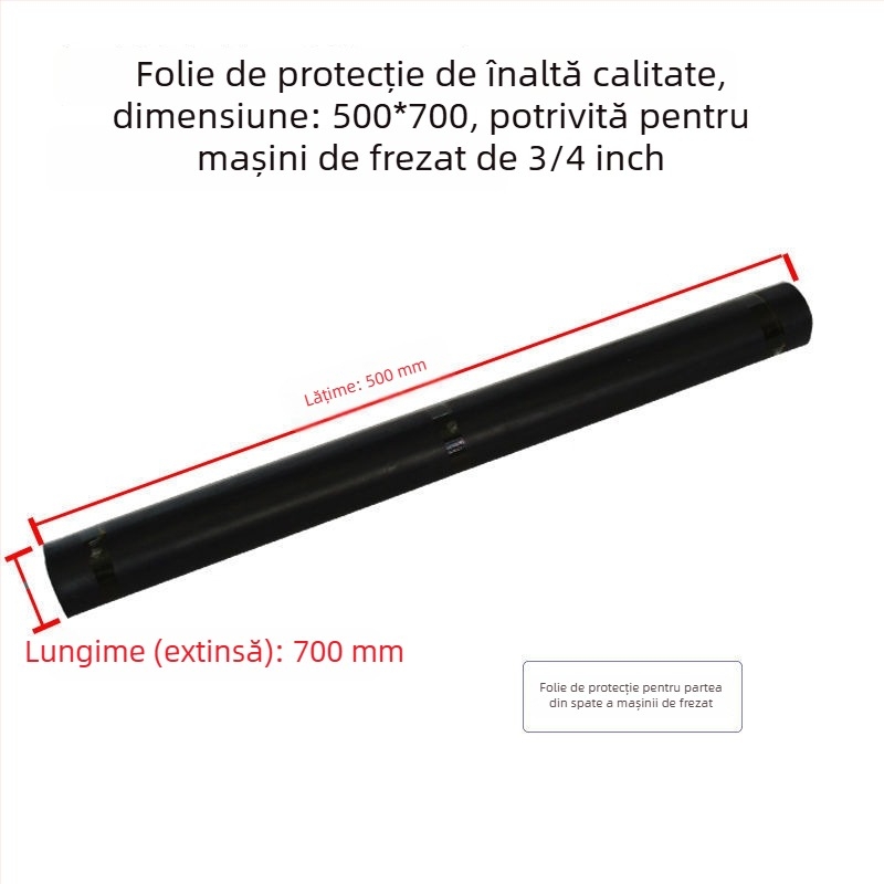 Capac de protecție pentru freza turret cu panou din cauciuc în formă de acordeon, protecție la șpanuri metalice și clips pentru cabluri