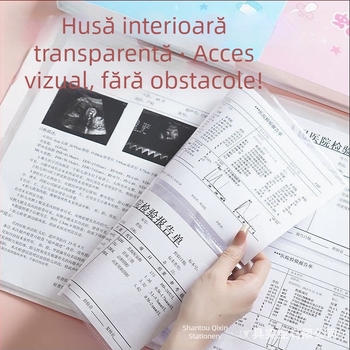 Organizator pentru evidențe de sarcină și prenatal, dosar A4/A5, păstrare rapoarte de ecografie