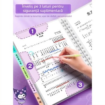 Suport pentru partituri de pian A4, cu pagini transparente intercalate, dosar din plastic pentru partituri, 40 de pagini, Chalk Time