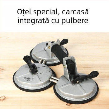 Ventuză din sticlă puternică pentru montajul plăcilor — plăci de podea și plăci auto, unealtă cu gheare simple/duble/triple