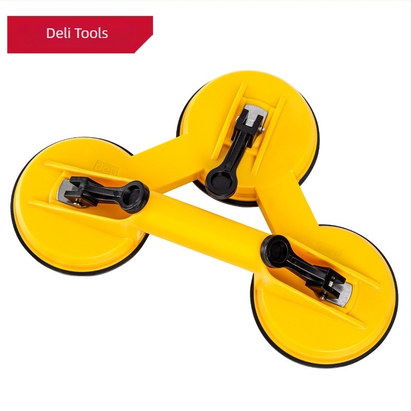Ventuză din sticlă puternică pentru montajul plăcilor — plăci de podea și plăci auto, unealtă cu gheare simple/duble/triple