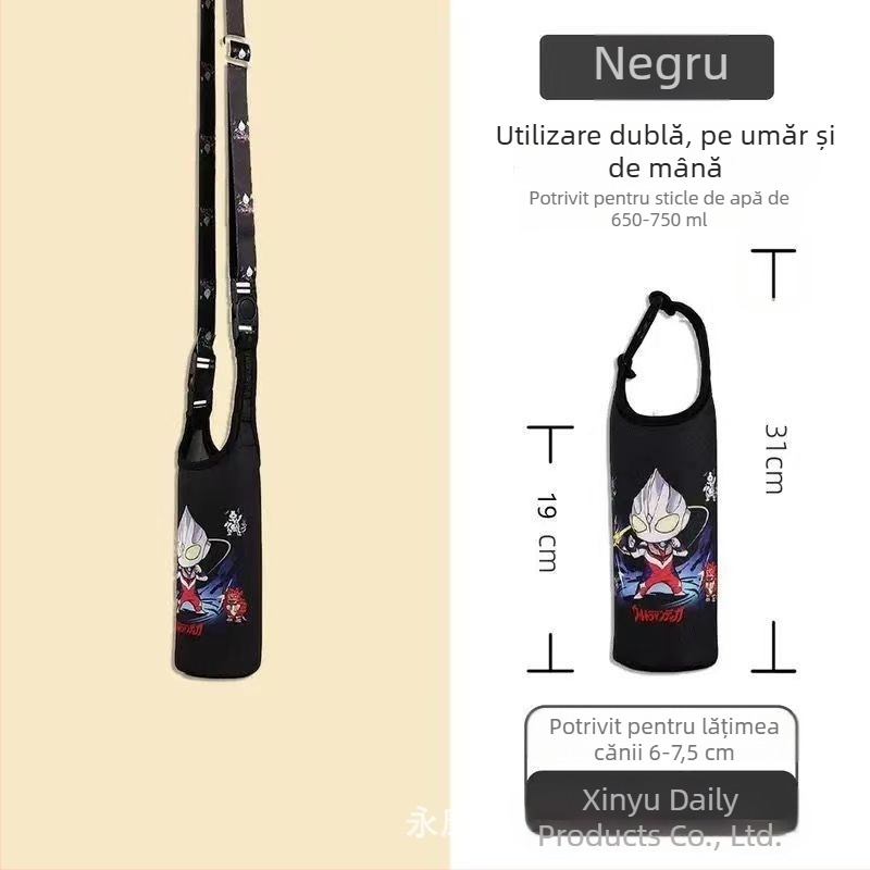 Husă izolantă pentru cană cu curea crossbody