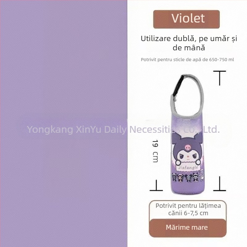 Husă izolantă pentru cană cu curea crossbody