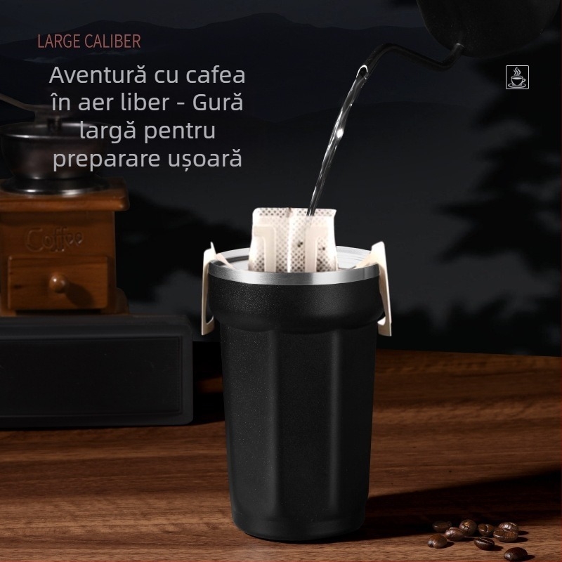 Cana auto izolată prin vid, interior 304 oțel inoxidabil, exterior 201 oțel inoxidabil, cană portabilă de călătorie cu logo personalizabil