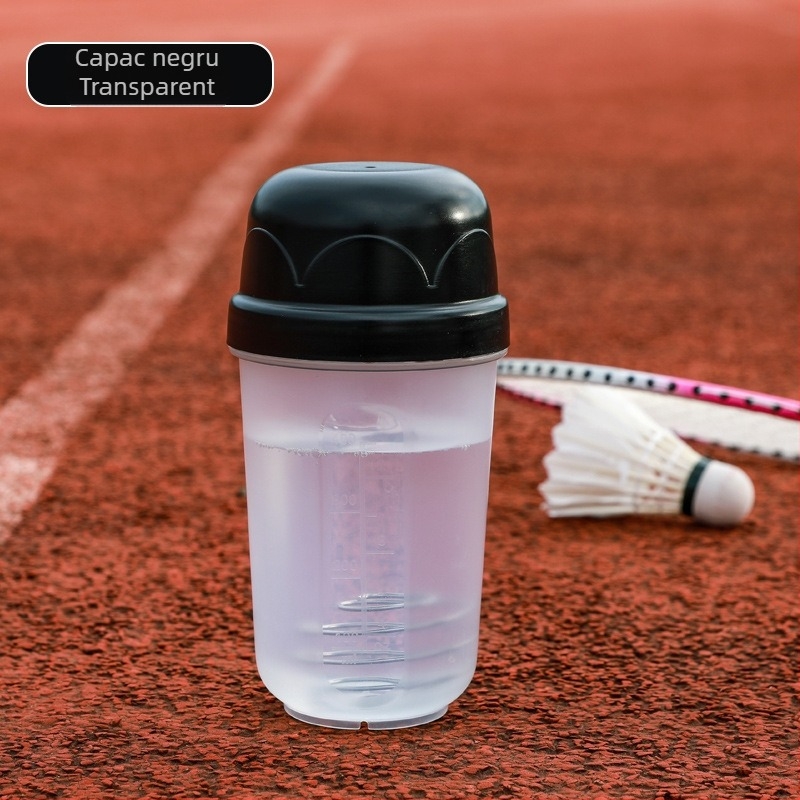 Cana shaker de 500 ml, design color complet – pentru pudra proteică și milkshake, recipient de amestec, plastic imprimabil cu logo
