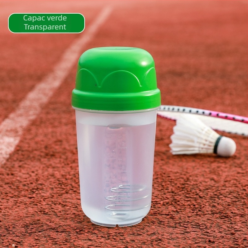 Cana shaker de 500 ml, design color complet – pentru pudra proteică și milkshake, recipient de amestec, plastic imprimabil cu logo