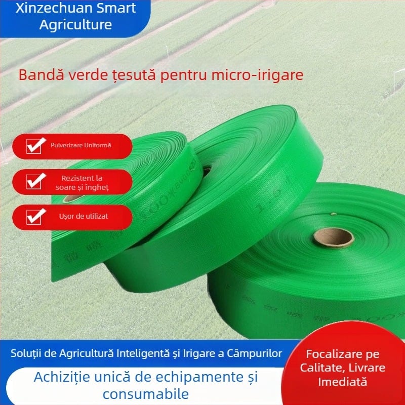 Bandă verde țesută groasă pentru micro-stropire – Irigații peisagistice și irigații agricole la presiune înaltă