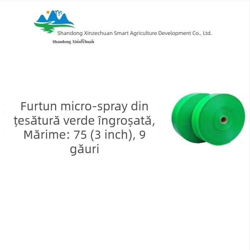 Bandă verde țesută groasă pentru micro-stropire – Irigații peisagistice și irigații agricole la presiune înaltă