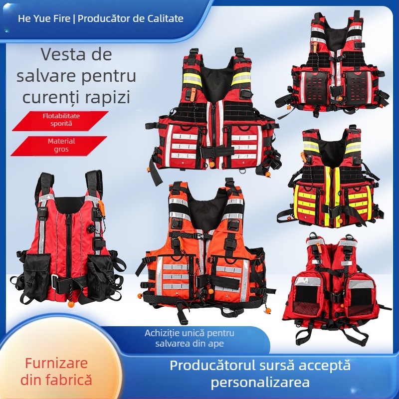 Veste de salvare cu plutire mare, pentru rafting și utilizare pe barcă