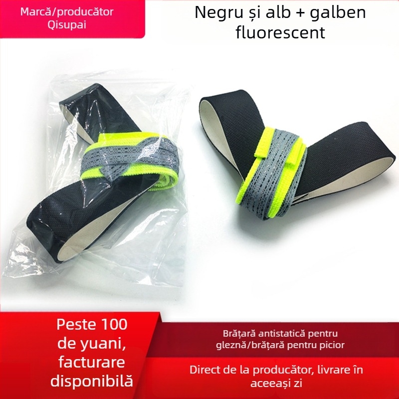 Curea de gleznă anti-statică, din cauciuc, pentru producția de electronice