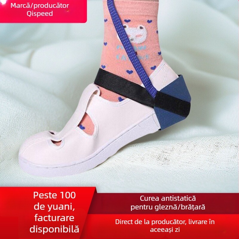 Curea de gleznă anti-statică, din cauciuc, pentru producția de electronice