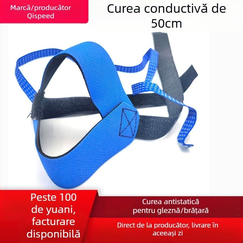 Curea de gleznă anti-statică, din cauciuc, pentru producția de electronice