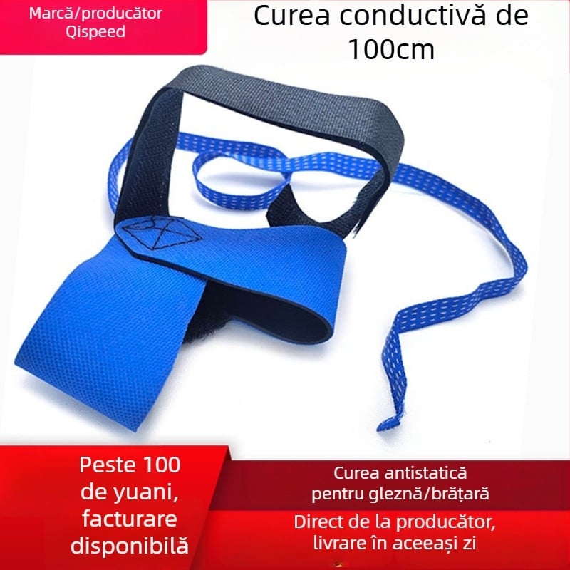 Curea de gleznă anti-statică, din cauciuc, pentru producția de electronice