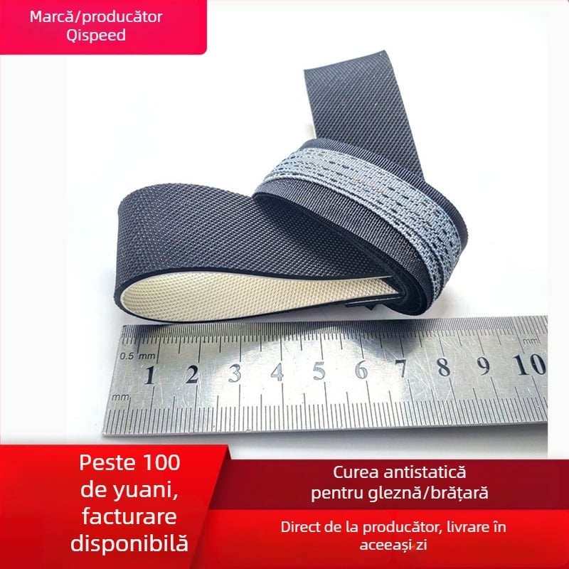 Curea de gleznă anti-statică, din cauciuc, pentru producția de electronice