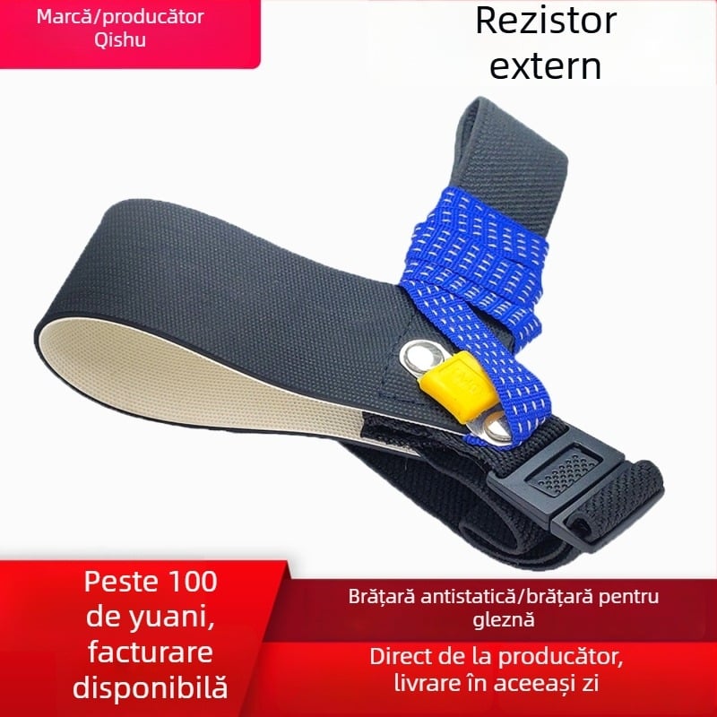 Curea de gleznă anti-statică, din cauciuc, pentru producția de electronice