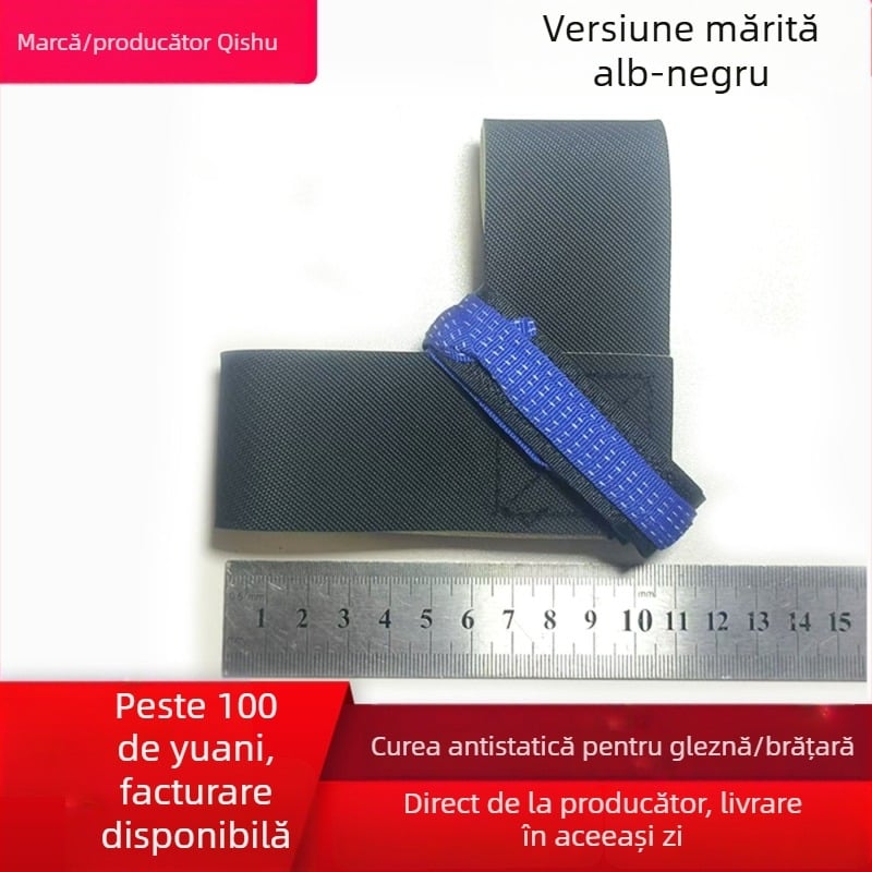 Curea de gleznă anti-statică, din cauciuc, pentru producția de electronice