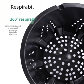 Ghiveci special pentru cultivarea afinei, din plastic, rășină îngroșată, pătrat, controlul rădăcinilor, respirabil, pentru plante verzi și flori, disponibil în dimensiuni mari, medii și mici.