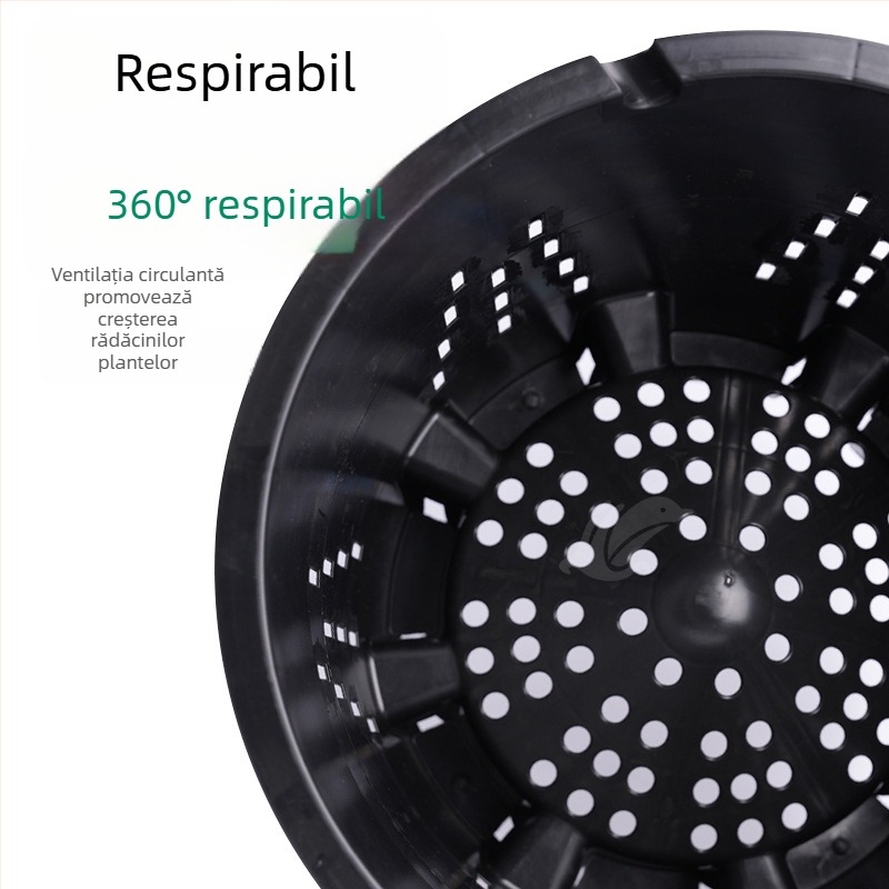 Ghiveci special pentru cultivarea afinei, din plastic, rășină îngroșată, pătrat, controlul rădăcinilor, respirabil, pentru plante verzi și flori, disponibil în dimensiuni mari, medii și mici.