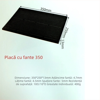 Placă cu slot anti-static din PP pentru rack PCB turnover, cu suporturi superioare și inferioare ale plăcilor (ES-350)