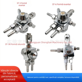 Duză ST-6 pentru pistol de pulverizare automat pentru vopsire; duză pneumatică ST-5 cu atomizare înaltă pentru mașină de blistere și lipire cu valuri