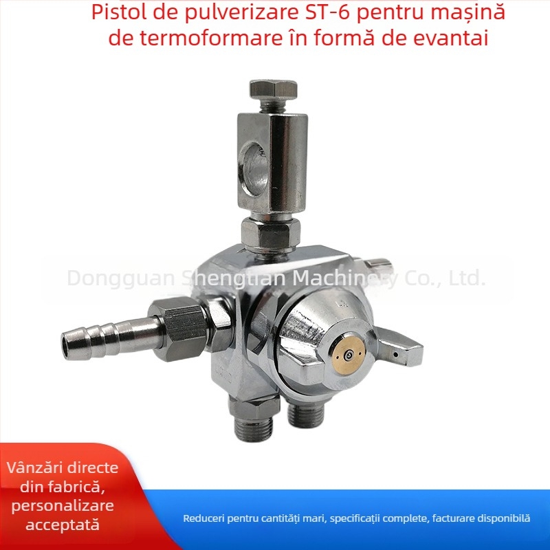 Duză ST-6 pentru pistol de pulverizare automat pentru vopsire; duză pneumatică ST-5 cu atomizare înaltă pentru mașină de blistere și lipire cu valuri