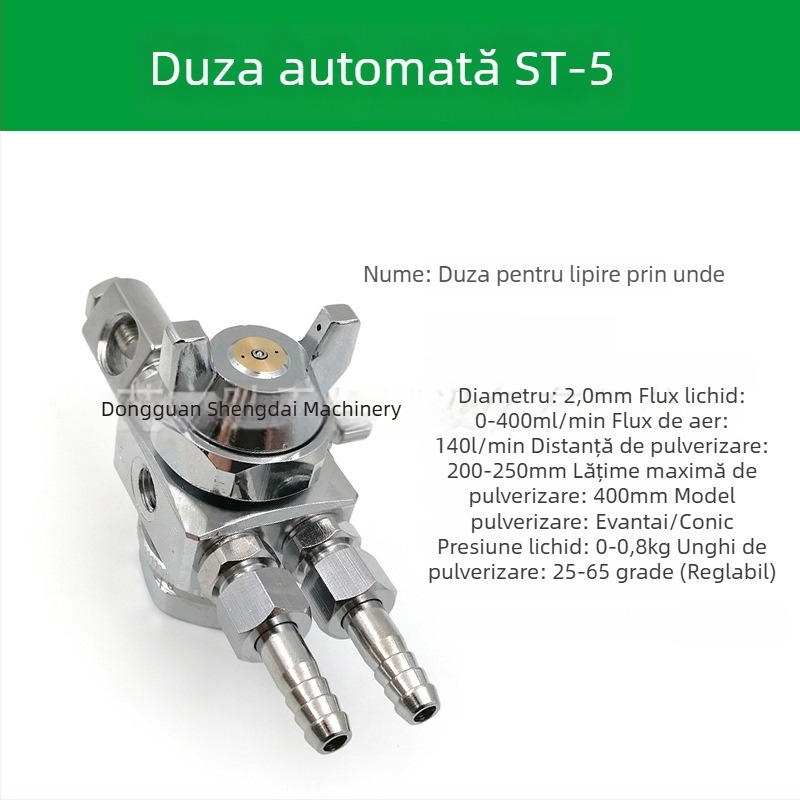 Duză ST-6 pentru pistol de pulverizare automat pentru vopsire; duză pneumatică ST-5 cu atomizare înaltă pentru mașină de blistere și lipire cu valuri