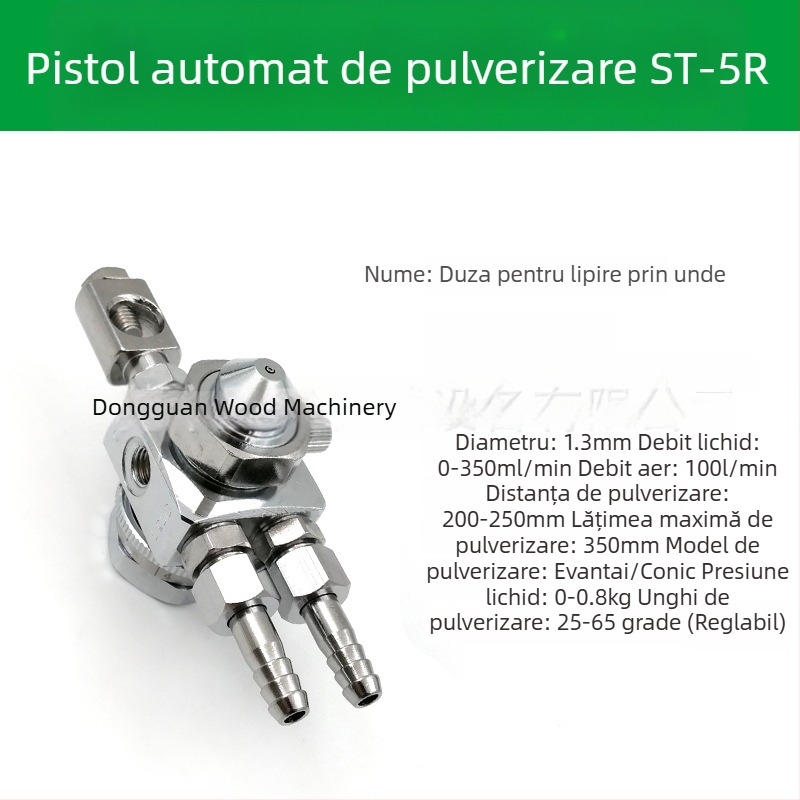 Duză ST-6 pentru pistol de pulverizare automat pentru vopsire; duză pneumatică ST-5 cu atomizare înaltă pentru mașină de blistere și lipire cu valuri