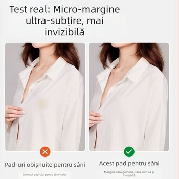Plăcuțe siliconice pentru sân, invizibile, fără cusături, ultra-subțiri, pentru sâni mici, potrivite pentru rochii cu bretele
