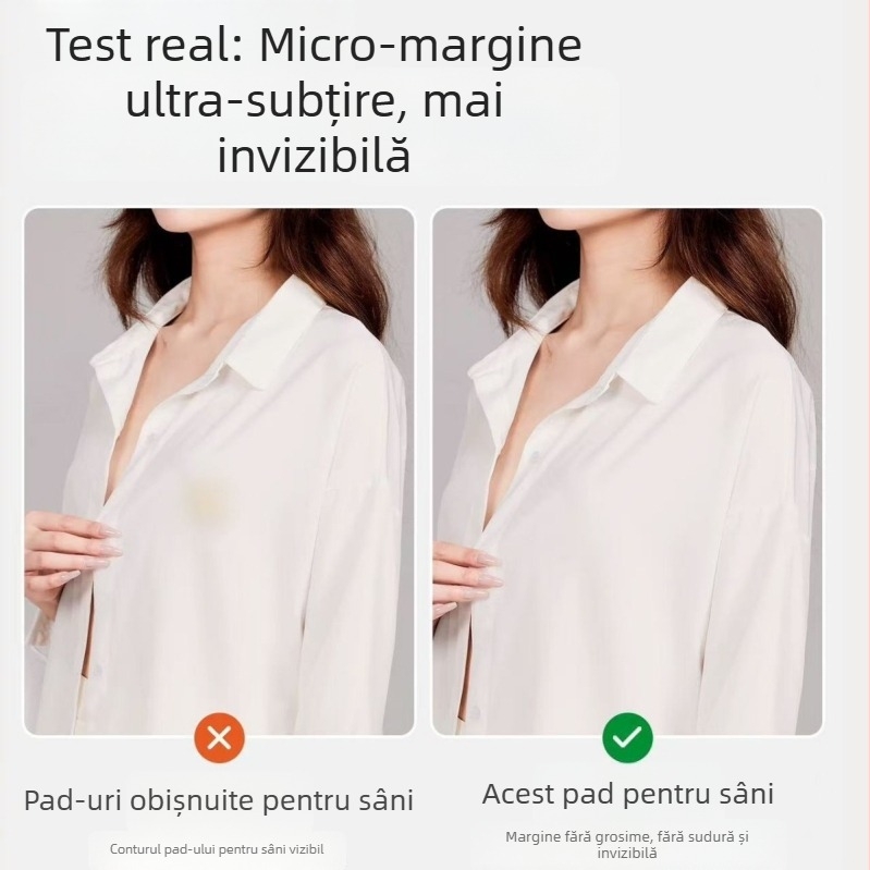 Plăcuțe siliconice pentru sân, invizibile, fără cusături, ultra-subțiri, pentru sâni mici, potrivite pentru rochii cu bretele