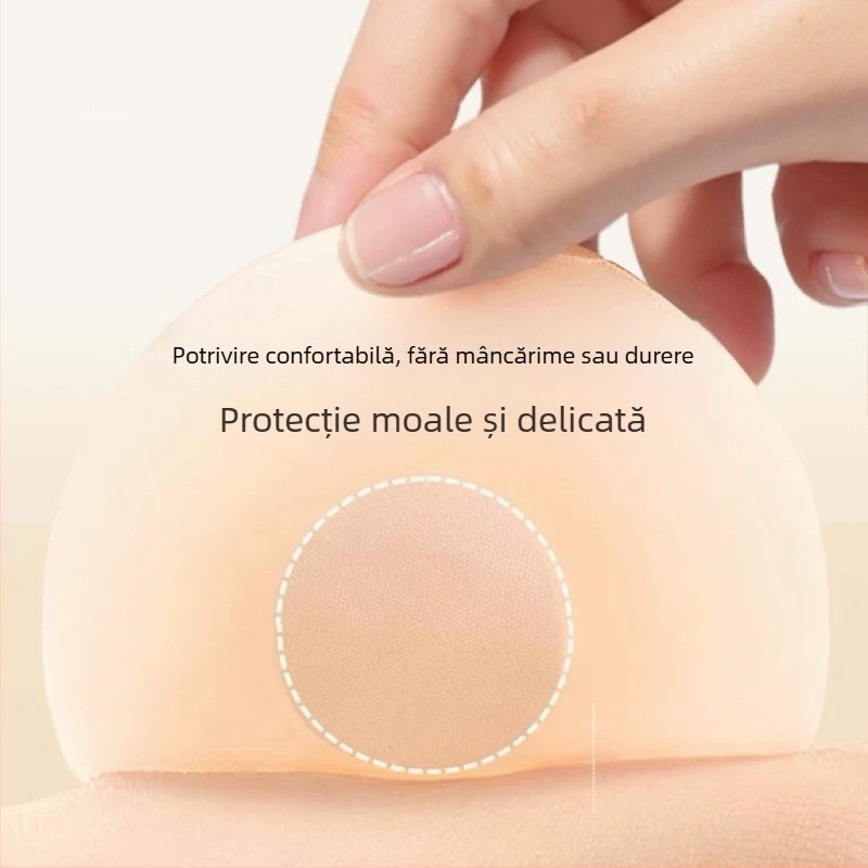 Plăcuțe siliconice pentru sân, invizibile, fără cusături, ultra-subțiri, pentru sâni mici, potrivite pentru rochii cu bretele