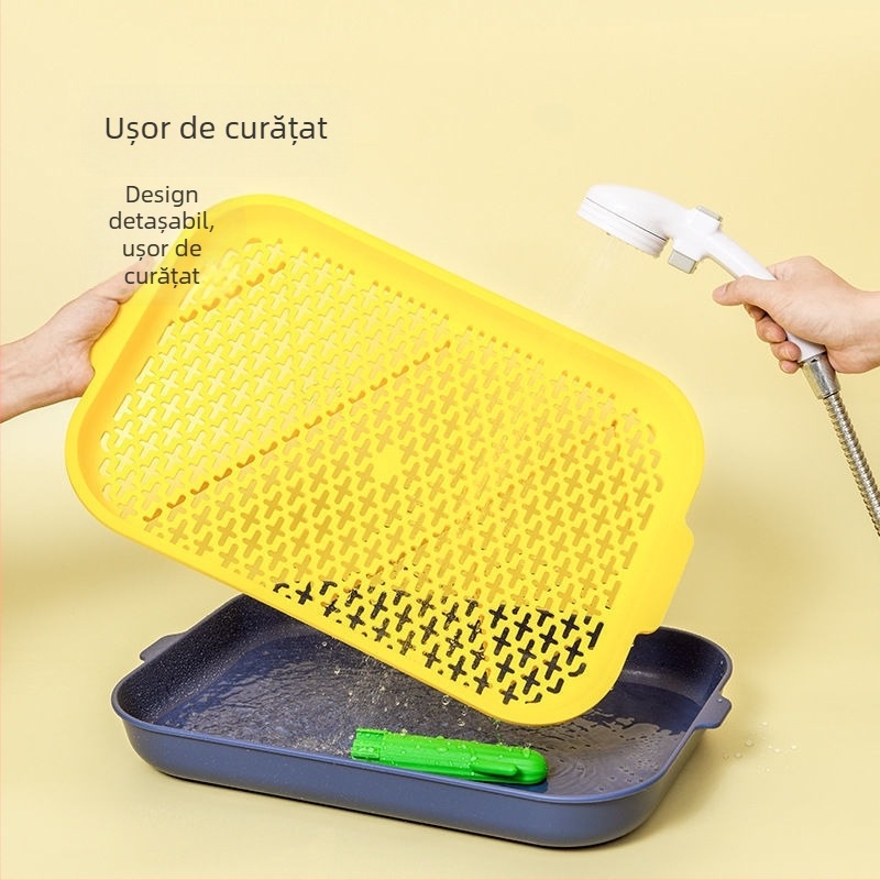 Toaletă portabilă pentru câini, pentru spații medii