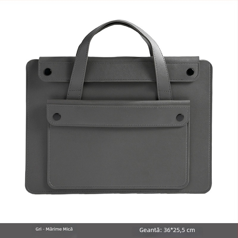 Geantă pentru laptop în stil acordeon, cu capacitate mare și mai multe compartimente pentru depozitare organizată, potrivită pentru deplasări și afaceri, încăpătoare pentru laptop și tabletă.