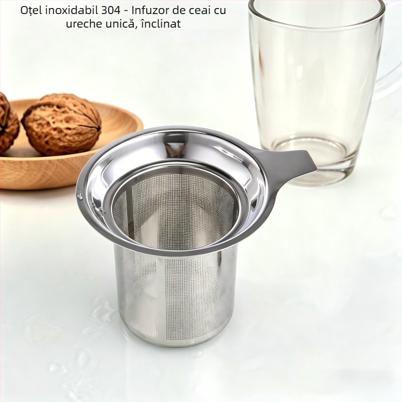 Filtru de ceai din oțel inoxidabil 304 – infuzor creativ pentru frunze de ceai, set Kung Fu ceai