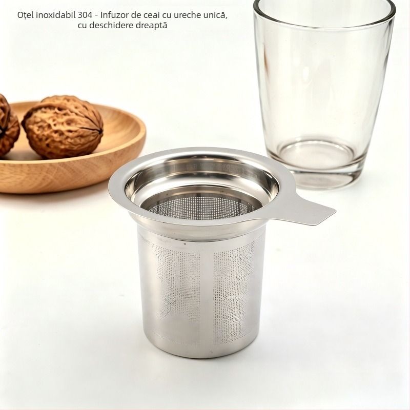 Filtru de ceai din oțel inoxidabil 304 – infuzor creativ pentru frunze de ceai, set Kung Fu ceai