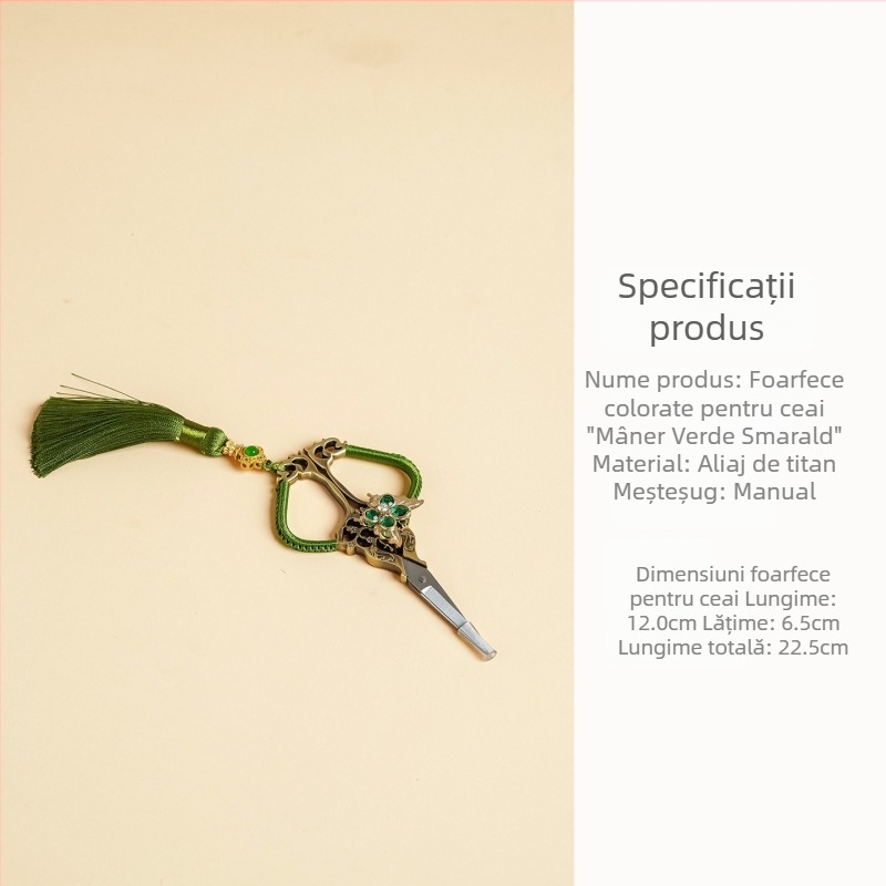 Foarfece pentru pliculețe de ceai, stil retro, accesorii elegante pentru ceremonia ceaiului în stil chinezesc