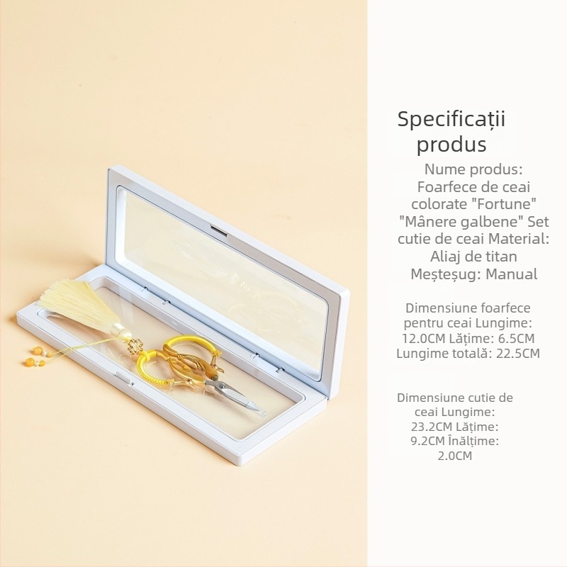 Foarfece pentru pliculețe de ceai, stil retro, accesorii elegante pentru ceremonia ceaiului în stil chinezesc