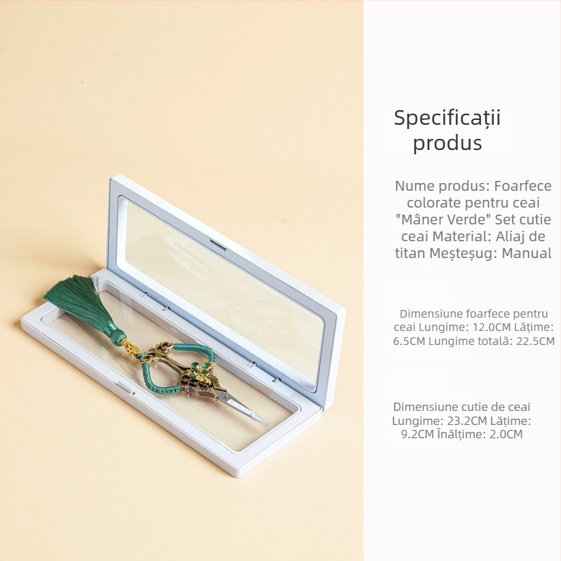 Foarfece pentru pliculețe de ceai, stil retro, accesorii elegante pentru ceremonia ceaiului în stil chinezesc
