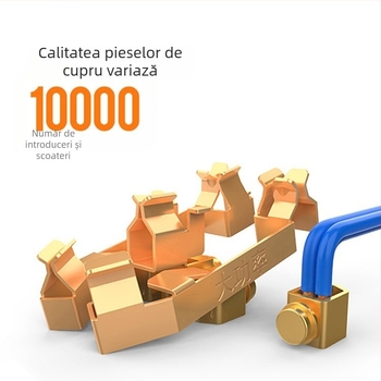 Panou internațional cu șase prize, tipuri 86 și 142, întrerupător