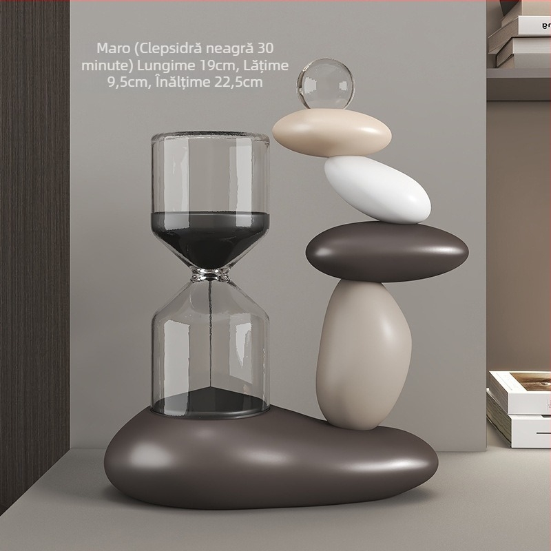 Clepsidră magnetică pentru relaxarea stresului – decor modern pentru birou și sufragerie, potrivit pentru comodă TV și dulap pentru vinuri, cadou