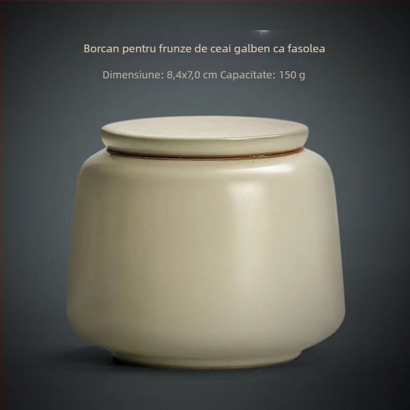 Filtru de ceai ceramic Ruyao bej – filtru de înaltă calitate pentru frunze de ceai și separarea apei