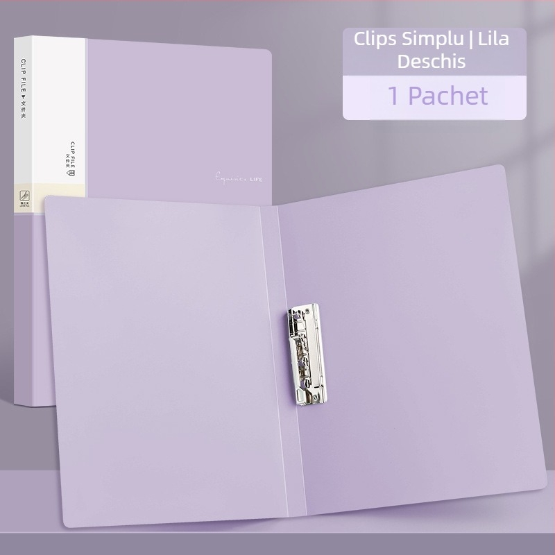 Dosar A4 cu cleme duble, dosar din PP pentru documente, dosar pentru partituri muzicale pentru birou