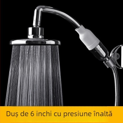 Tiantai Hualian set duș cu cap de duș fix și duș de mână, cap de duș tip ploaie pentru baie, amplificator de presiune a apei