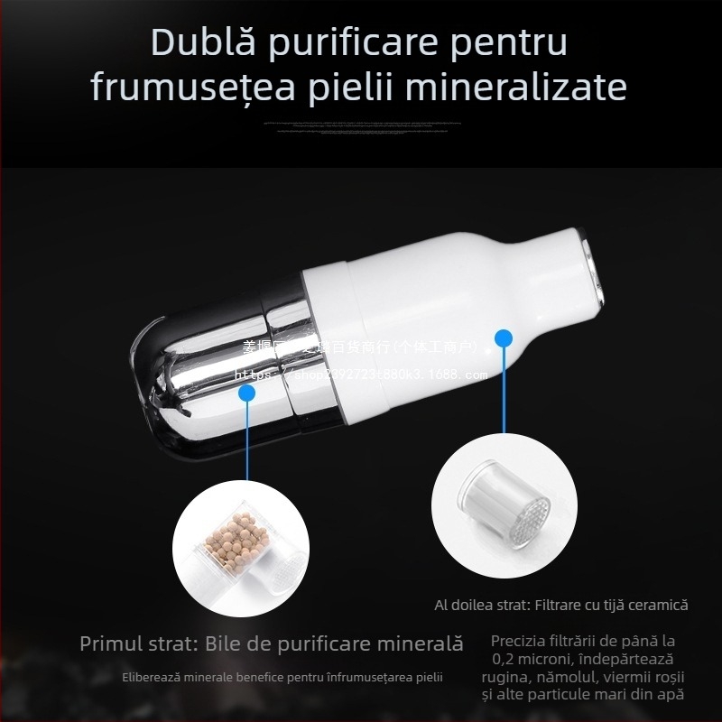 Tiantai Hualian set duș cu cap de duș fix și duș de mână, cap de duș tip ploaie pentru baie, amplificator de presiune a apei