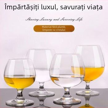 Pahar din sticlă cristal pentru brandy și whisky, stil Nordic, capacitate 201–300 ml