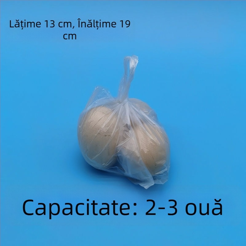 Pungi mici, transparente, pentru alimente, de unică folosință, în stil vestă, pentru sos, din plastic alb