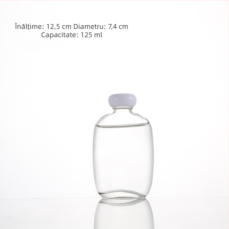 Sticlă mată de 250 ml pentru vin din fructe autofermentat și băuturi din ceai, sigilată