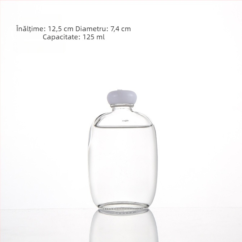 Sticlă mată de 250 ml pentru vin din fructe autofermentat și băuturi din ceai, sigilată