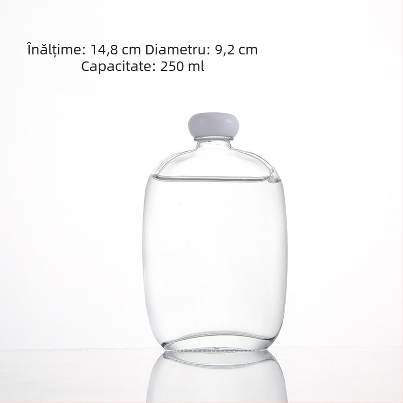Sticlă mată de 250 ml pentru vin din fructe autofermentat și băuturi din ceai, sigilată