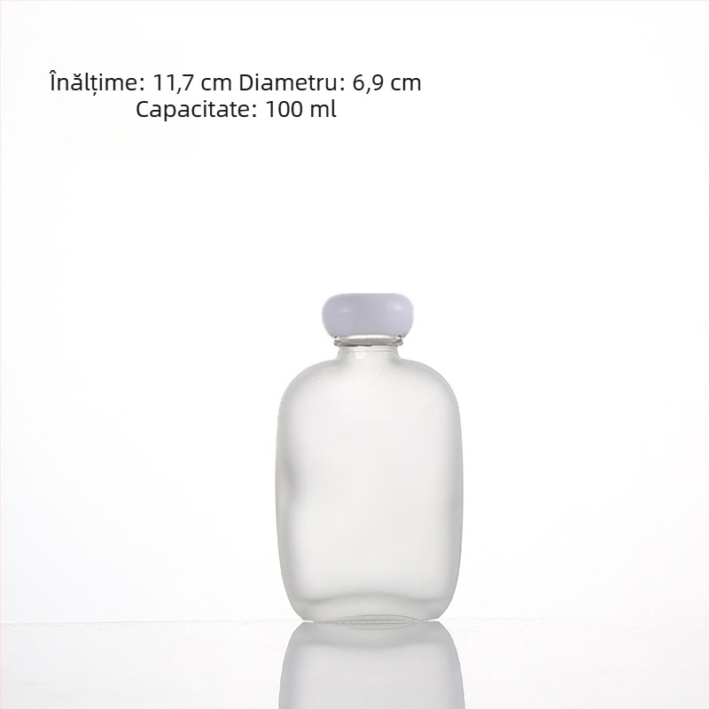 Sticlă mată de 250 ml pentru vin din fructe autofermentat și băuturi din ceai, sigilată